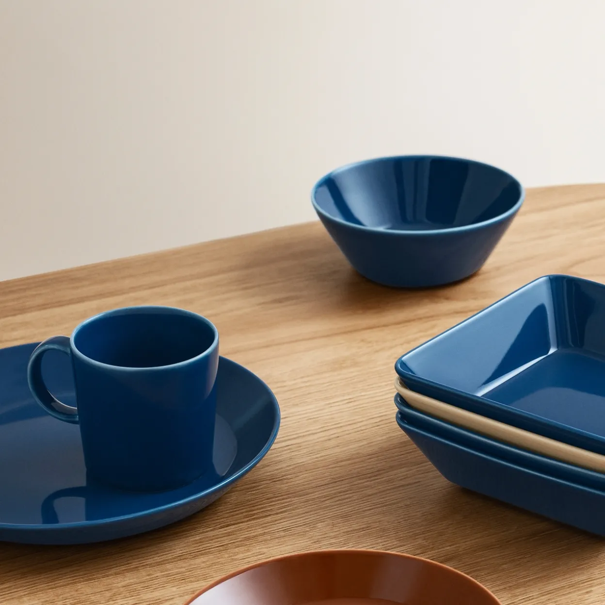 Tallrik 26cm vintage blå