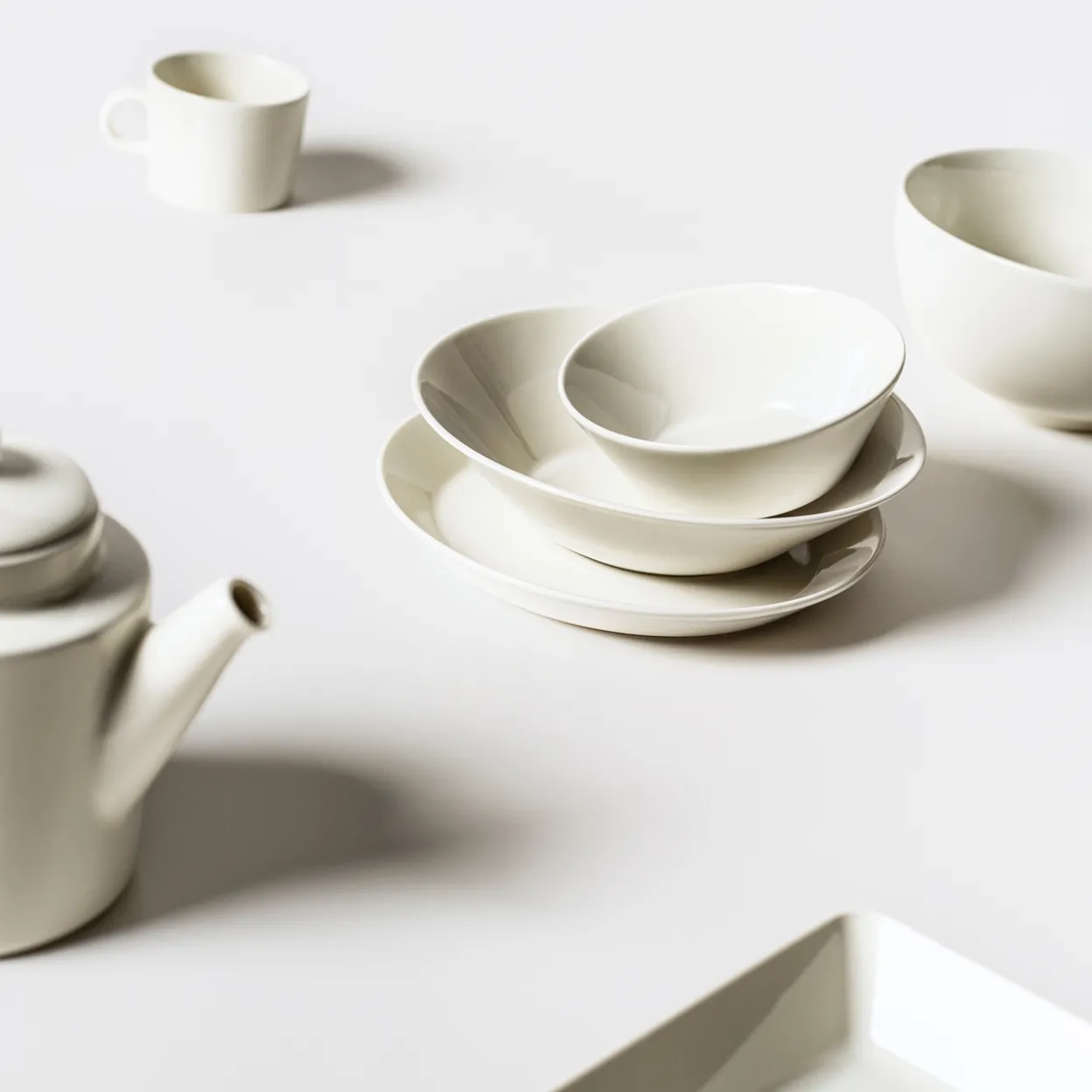 Tallrik 21cm vit 4-pack