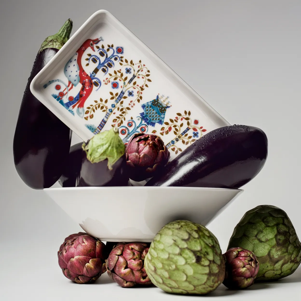 Tallrik rektangulär 12x24cm vit