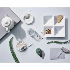 Tekanna med lock 1l vit